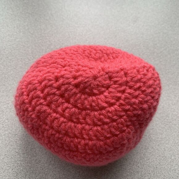 New Hand Crochet Baby Hat Headband And Booties Set Dk Pink 0-3 Months - Picture 3 of 10